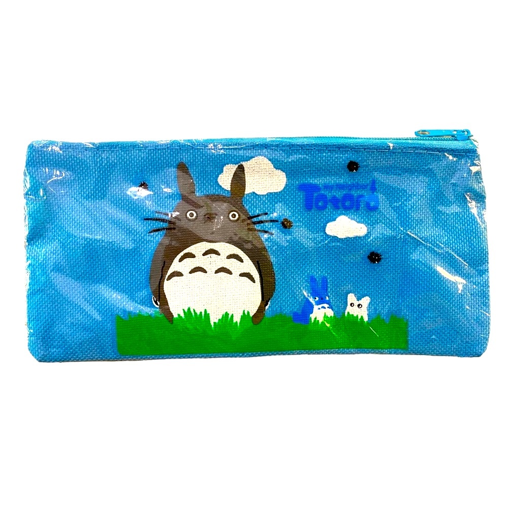 Totoro Pencil Case Blue 8X4 Inches